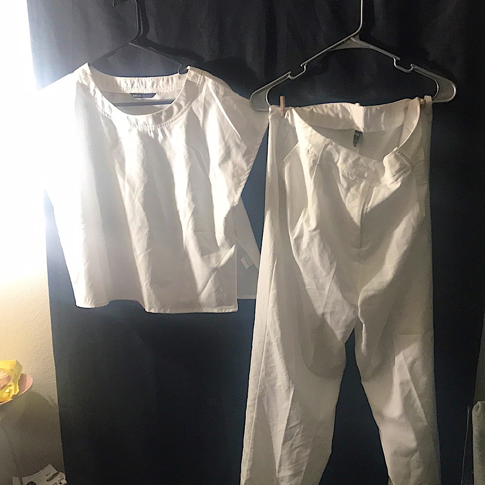 2 piece pants suit